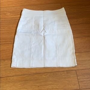 White pencil skirt